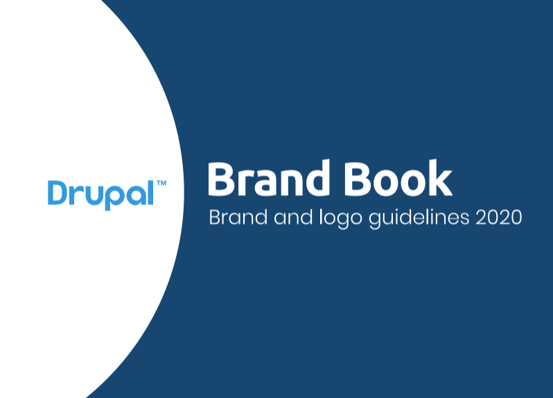 Drupal Branch Book - Brand and logo guidelines 2020