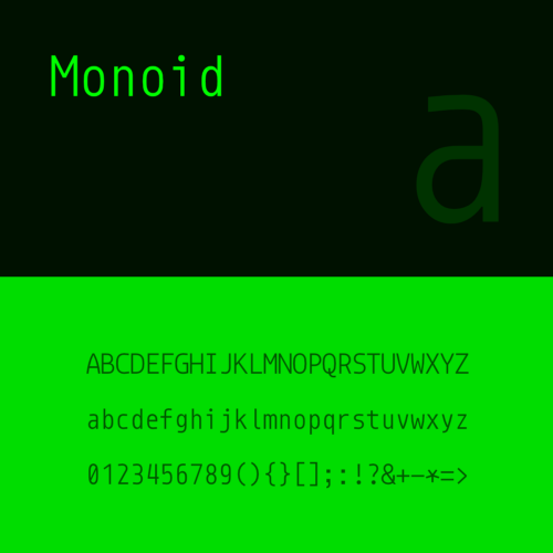 Monoid font