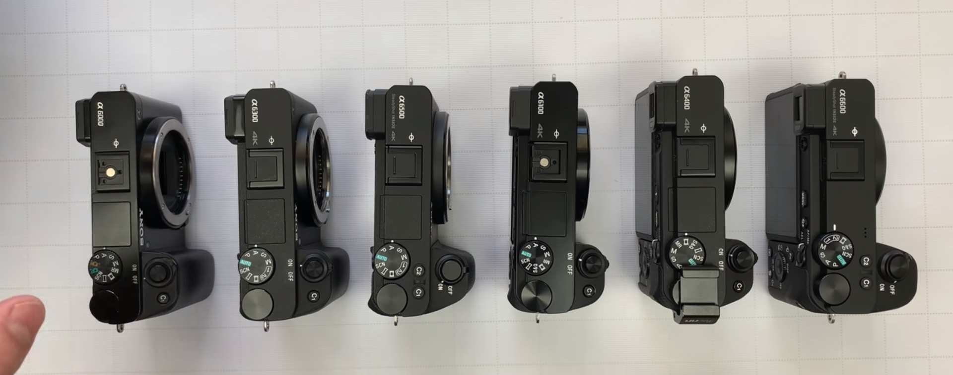 Sony a6000 lineup