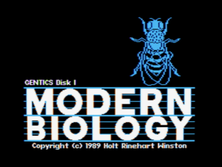 Modern Biology Apple II