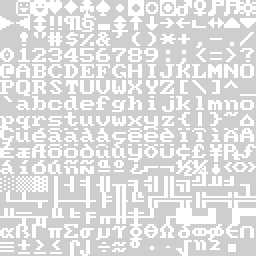 8x8 VGA Font