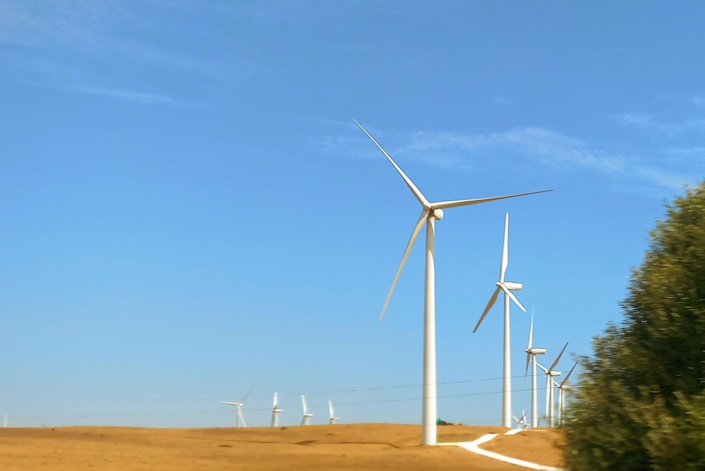 Wind turbines near Cadiz, Spain 🇪🇸