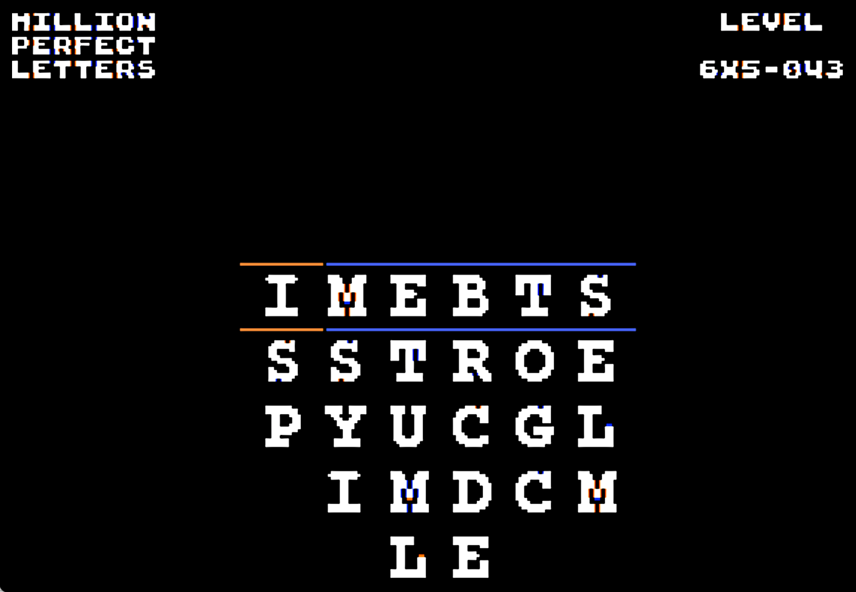 Million Perfect Letters screenshot