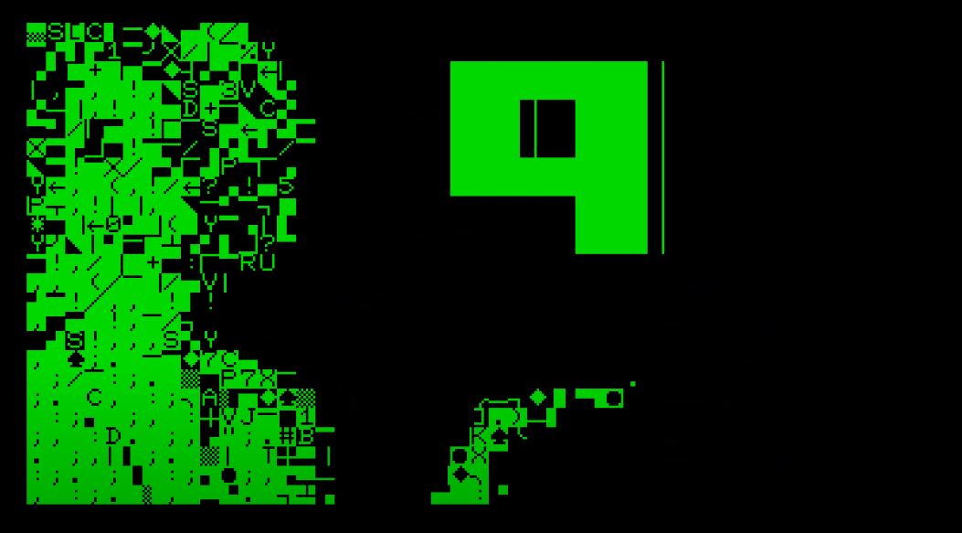 Commodore PET text demo screenshot