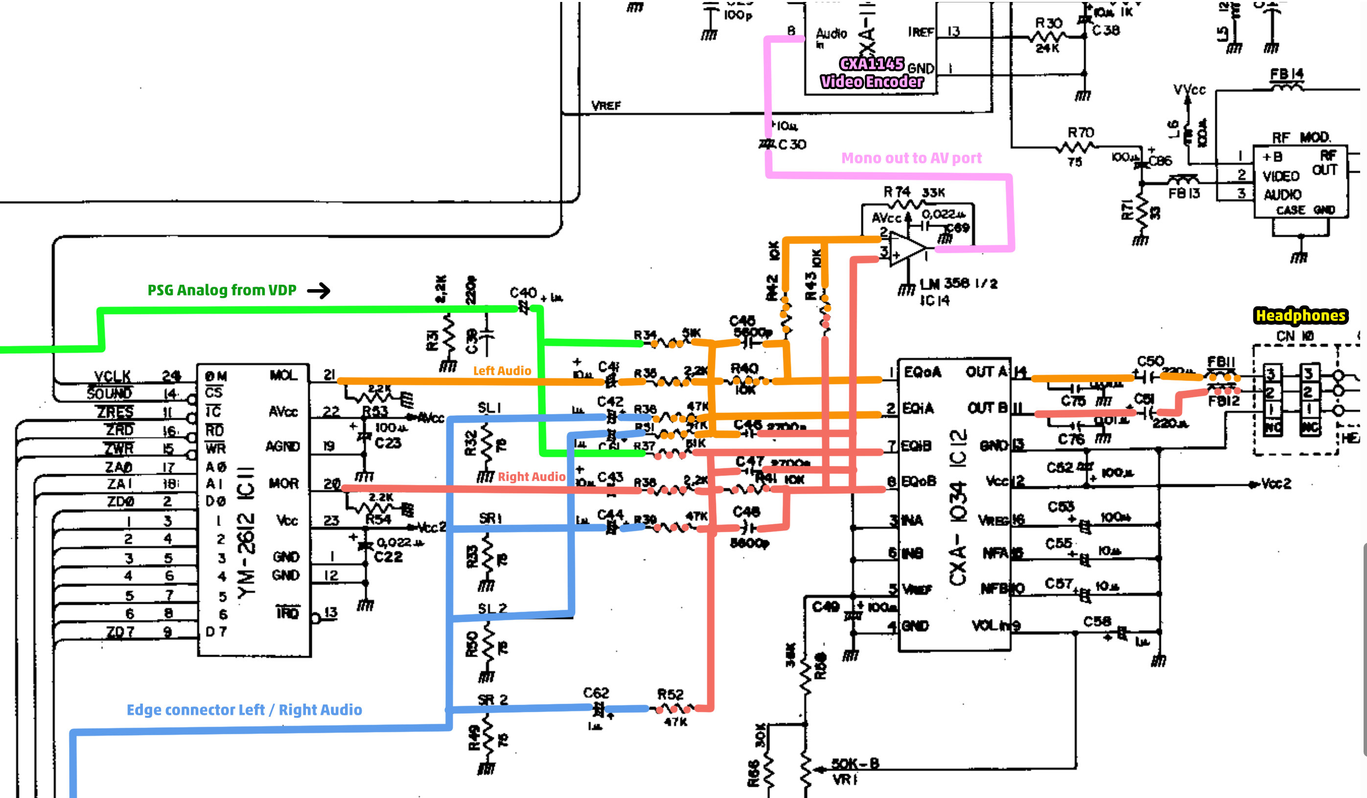 Audio Path Schematic