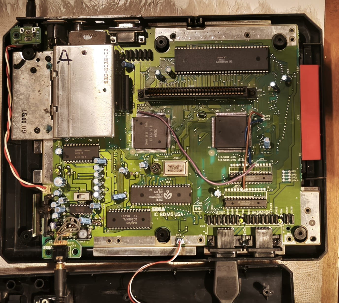 Sega Genesis Model 1 V6 Motherboard
